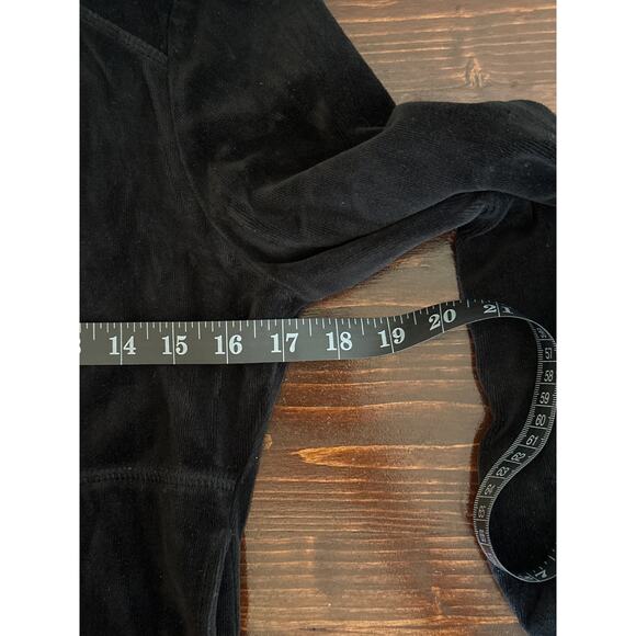 RAMPAGE Zip Jacket M Black Velvet Y2K 90’s Streetwear Gorpcore Utility Mock Neck - Picture 11 of 14